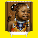 Cortina de ducha (Niña feliz)
