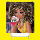 Cortina de ducha ( Chica Starbuck)