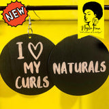 Amo mis rizos naturales.