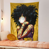Lienzo (Enfoque en el afro)
